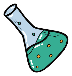 Chemistry Flask Illustration